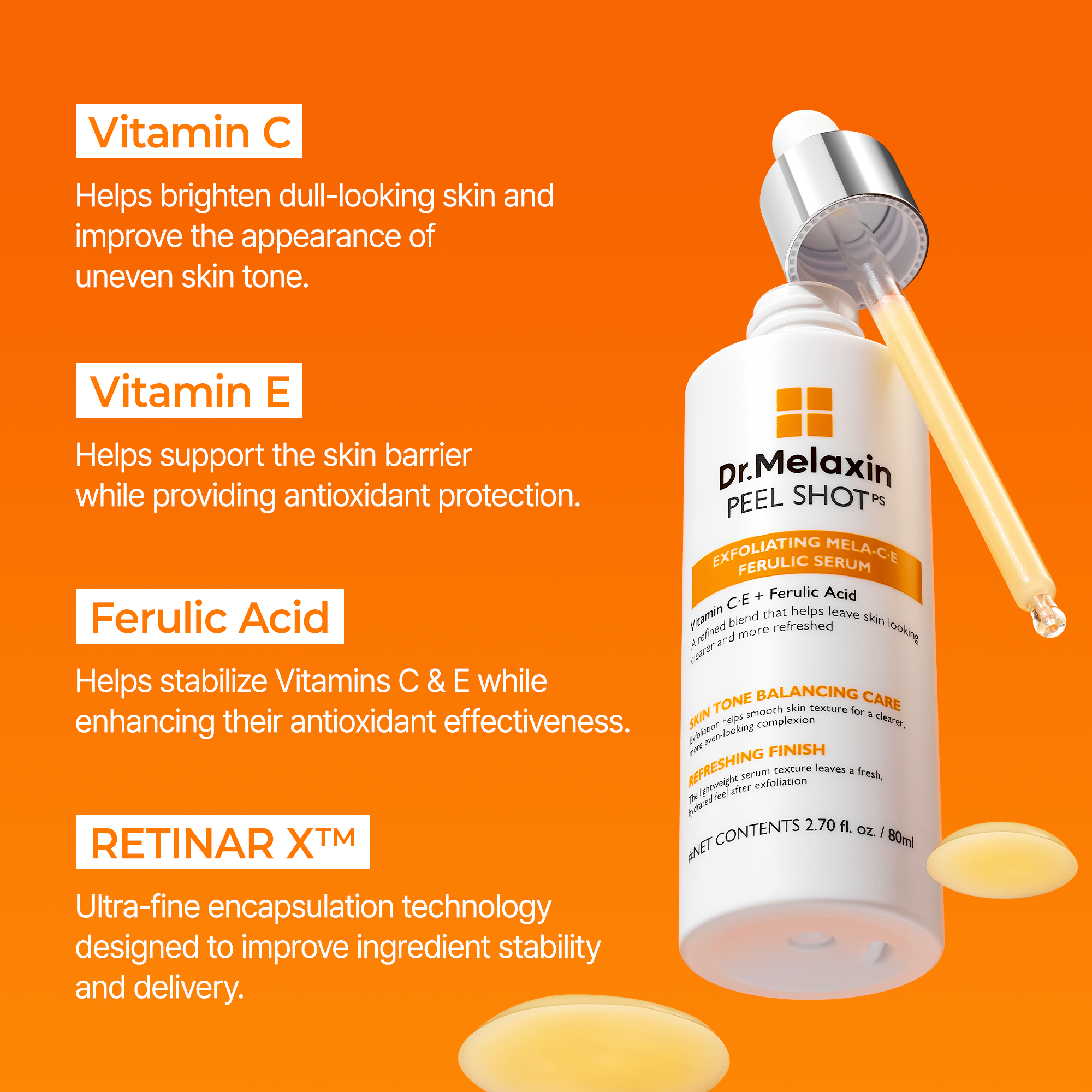 Peel Shot Exfoliating MELA-C·E Ferulic Serum - image 4